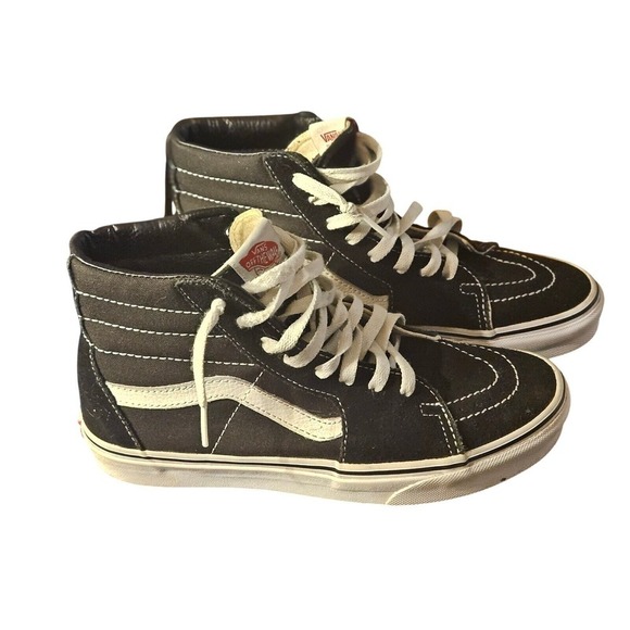 Vans High Tops Sk8 Hi Sneakers Black 7.5 Womens - Picture 1 of 8